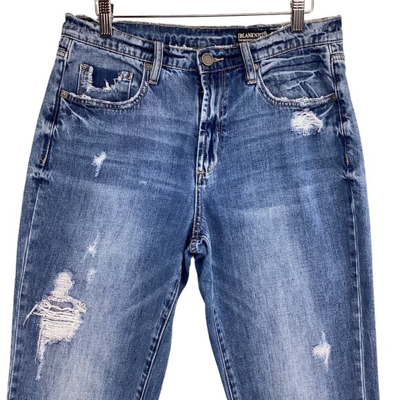 BLANKNYC Womens Jeans‎ Size 29 High-Rise Madison Crop Distressed Denim - Picture 2 of 9